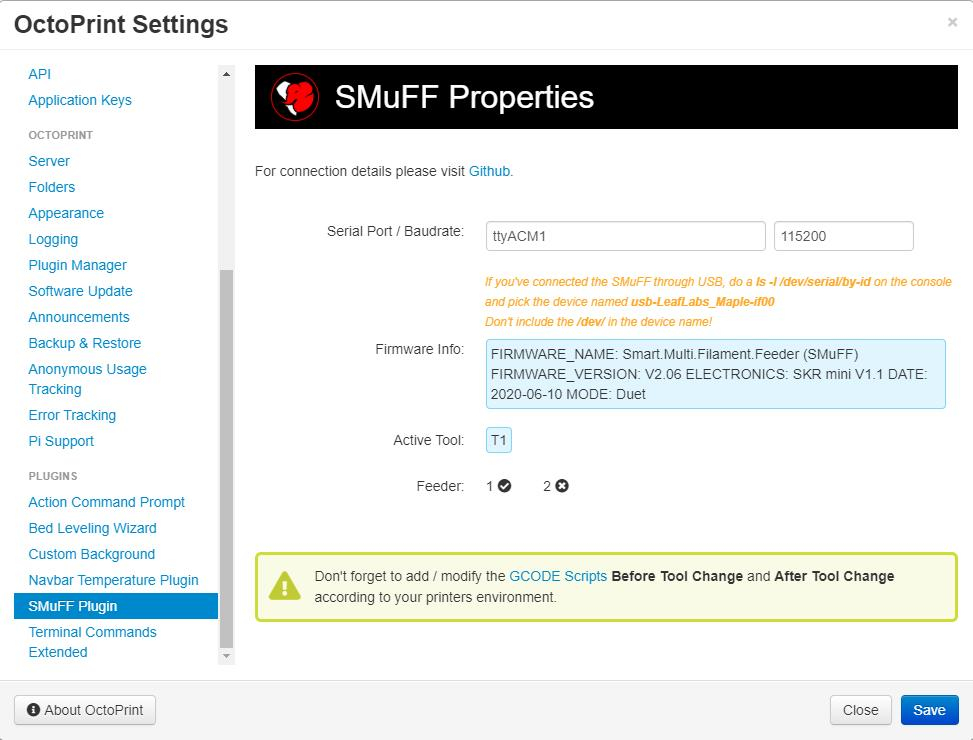 SMuFF plugin settings