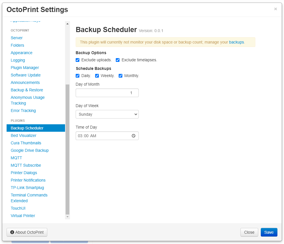 hl backup scheduler