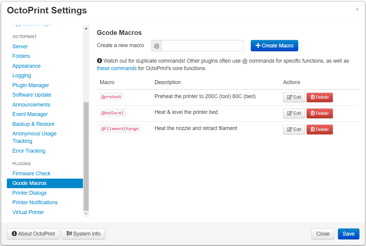 G Code Editor in Octoprint - GCode red underlines - General - OctoPrint  Community Forum