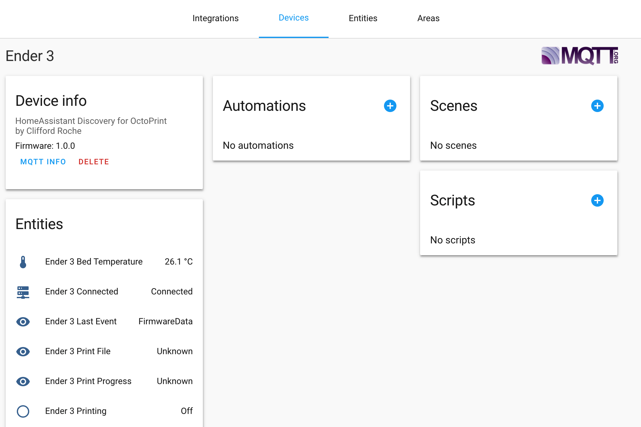 HomeAssistant Discovery