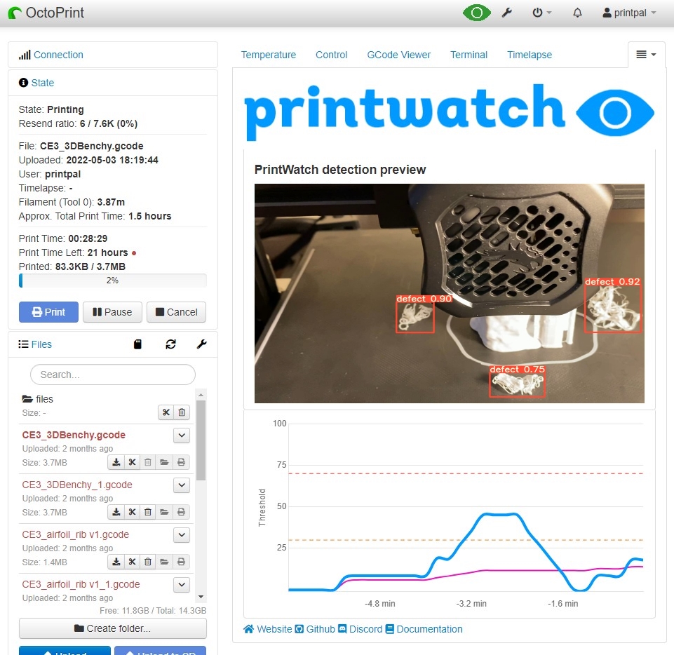 Communication error at the start of a new 3D-print - Get Help - OctoPrint  Community Forum