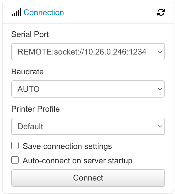 Connection Widget With Remote Connection Connection Widget With Remote Connection
