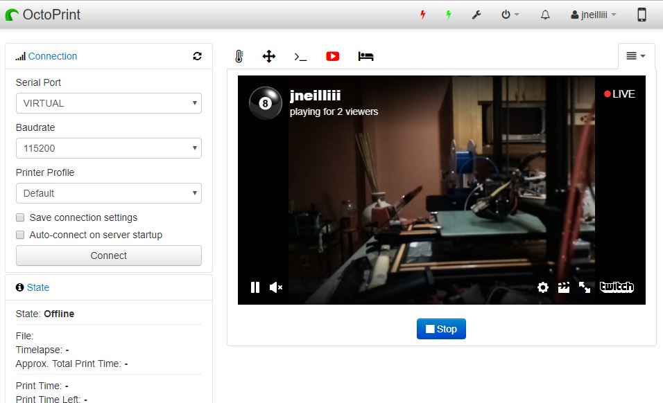 Rtsp channel 1 stream 0 sdp. Камера с RTSP потоком. Поменять язык OCTOPRINT. OCTOPRINT.