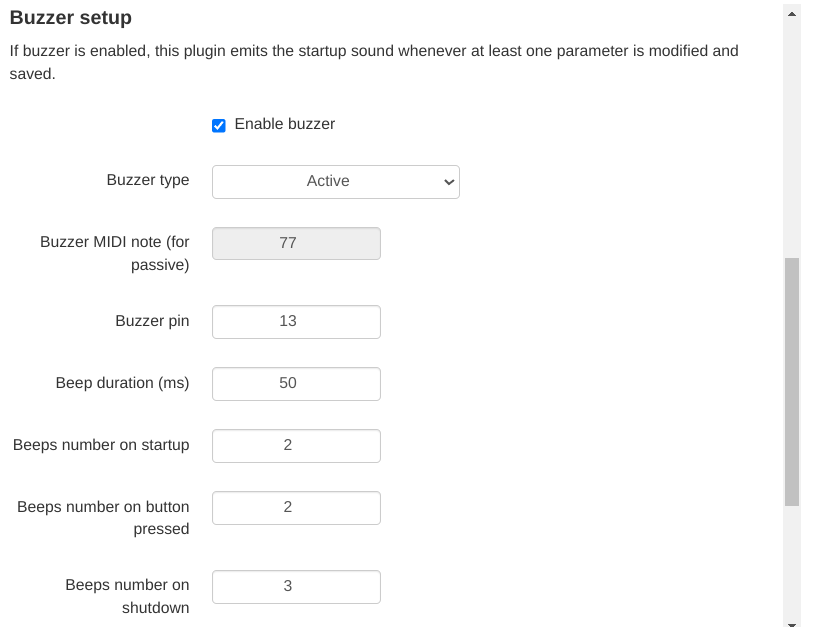 ShutdownButtonLEDBuzzer