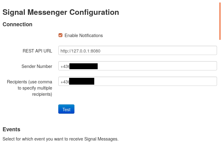 Signal Messenger Configuration Part1