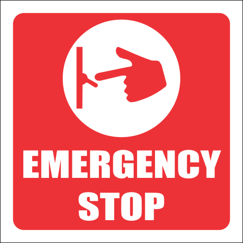 Emergency stop перевод