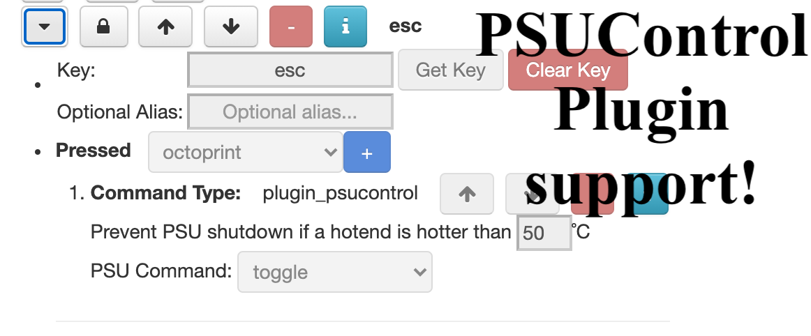 Example PSUControl Plugin command